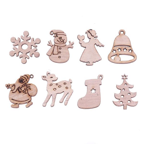 50/100pcs christmas decoration wooden snowflake christmas tree deer trojan natural wooden diy tree hanging ornaments
50/100pcs christmas decoration wooden snowflake christmas tree deer trojan natural wooden diy tree hanging ornaments