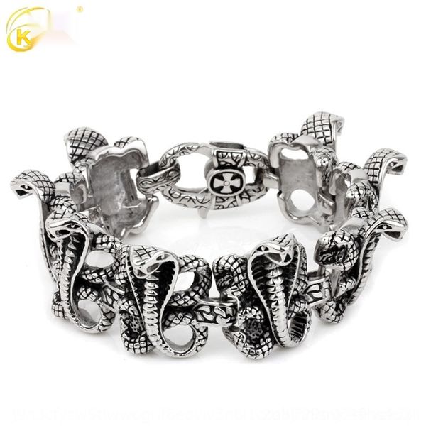 erboe new alternative snakehead snake mainstream unique non snake braceletjewelry braceletstainless new alternative titanium non mainstream, Golden;silver
erboe new alternative snakehead snake mainstream unique non snake braceletjewelry braceletstainless new alternative titanium non mainstream, Golden;silver