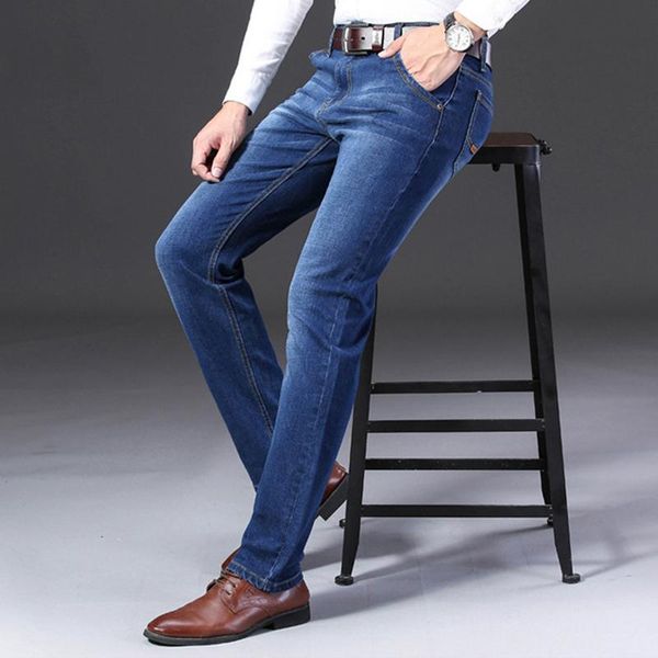 casual business classic jeans men's straight jeans fashion elasticity casual baggy male, Blue
casual business classic jeans men's straight jeans fashion elasticity casual baggy male, Blue