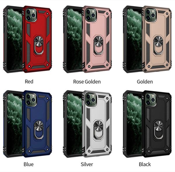 armor phone cases sergeant invisible stand for iphone 13 12 11 pro max xr xs x se2020 7 8 6 plus back protection case