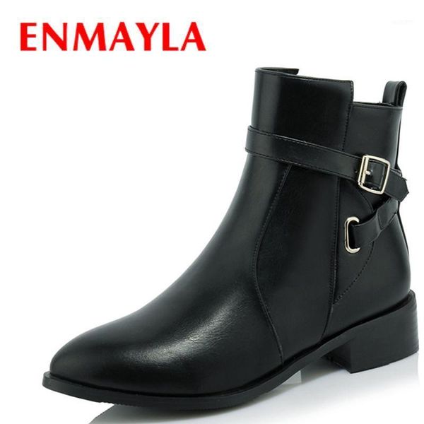 boots enmayla classic black shoes woman buckle strap autumn winter pointed toe low heels platform ankle for women1
boots enmayla classic black shoes woman buckle strap autumn winter pointed toe low heels platform ankle for women1