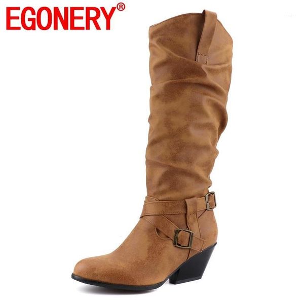 boots egonery winter fashion knee high outside mid heels round toe slip-on buckle women shoes drop size 34-451, Black
boots egonery winter fashion knee high outside mid heels round toe slip-on buckle women shoes drop size 34-451, Black