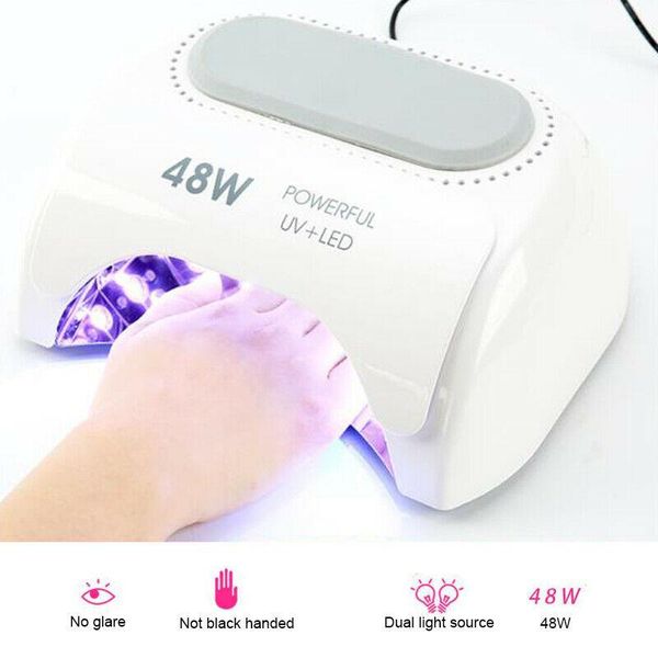 48w led uv nail dryer gel polish lamp light nail dryers machine curing manicure
48w led uv nail dryer gel polish lamp light nail dryers machine curing manicure