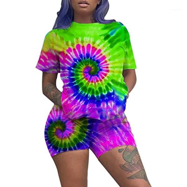 gym clothing est arrival women outfits 2 piece set summer casual color tie dye short sleeve t-shirt + shorts sports suits outfits1, White;black
gym clothing est arrival women outfits 2 piece set summer casual color tie dye short sleeve t-shirt + shorts sports suits outfits1, White;black