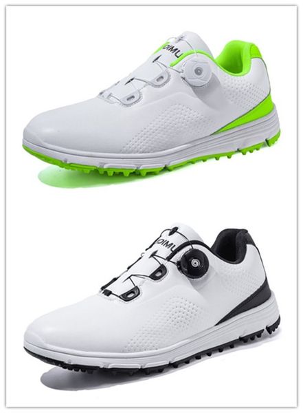 men golf shoes waterproof breathing shoes rotating sports sneaker anti-slip trainers green white 39-45 2727, Black
men golf shoes waterproof breathing shoes rotating sports sneaker anti-slip trainers green white 39-45 2727, Black