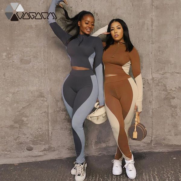sport 2 piece set women fashion color matching stand-up collar shirt crop high waist tight sportswear workout suit female, White;red
sport 2 piece set women fashion color matching stand-up collar shirt crop high waist tight sportswear workout suit female, White;red