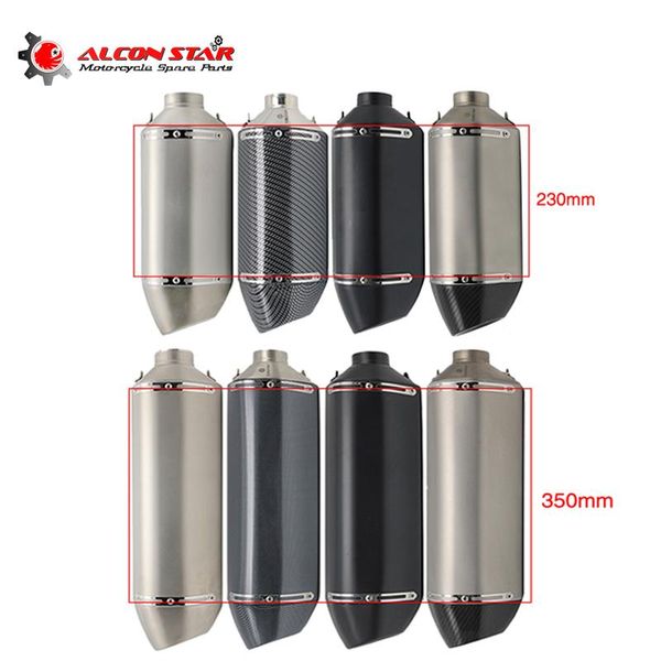 alconstar universal motorcycle ak exhaust 51mm 370/490mm motorbike exhaust muffler escape for for r1 er6n cbr250r
alconstar universal motorcycle ak exhaust 51mm 370/490mm motorbike exhaust muffler escape for for r1 er6n cbr250r