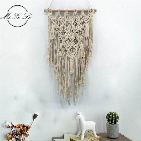 macrame wall art hand-made dyed cotton wall hanging tapestry bohemia tassel boho home decor living dorm room decoration1
macrame wall art hand-made dyed cotton wall hanging tapestry bohemia tassel boho home decor living dorm room decoration1