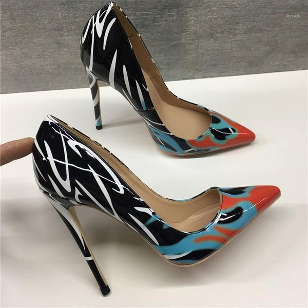 dress shoes elegant single 12cm high heel ladies party brand fashion pointed color matching high-heeled exquisite printing1, Black
dress shoes elegant single 12cm high heel ladies party brand fashion pointed color matching high-heeled exquisite printing1, Black