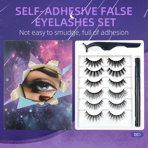 thick natural long self-adhesive false eyelashes 6 pairs set none glue magnetic fake lashes handmade reusable with eyeliner + tweezer dhl
thick natural long self-adhesive false eyelashes 6 pairs set none glue magnetic fake lashes handmade reusable with eyeliner + tweezer dhl