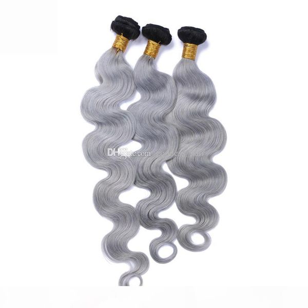 silver grey ombre human hair 9a malaysian 1b gray ombre hair bundles 3pcs lot body wave grey silver hair extension, Black
silver grey ombre human hair 9a malaysian 1b gray ombre hair bundles 3pcs lot body wave grey silver hair extension, Black