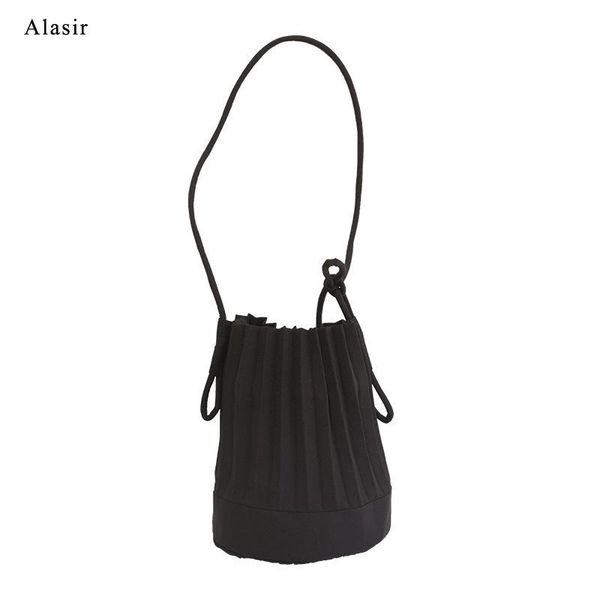 alasir pleated bucket bag women casual shoulder bags hasp pleated crossbody bag solid color bucket female messenger 
alasir pleated bucket bag women casual shoulder bags hasp pleated crossbody bag solid color bucket female messenger