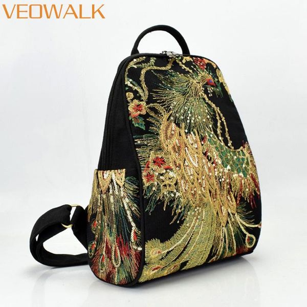 veowalk phoenix silk embroidered women small canvas backpacks, summer ladies rucksacks woman back bag handmade light back pack
veowalk phoenix silk embroidered women small canvas backpacks, summer ladies rucksacks woman back bag handmade light back pack