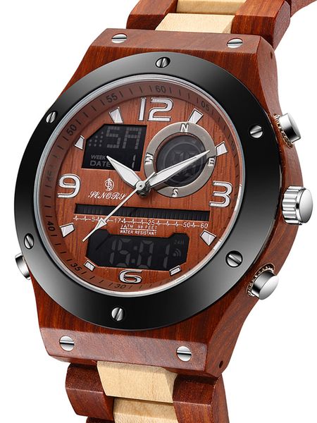 natural sandalwood watch for men sports digital quartz wooden case band strap mens luminous dial pointer solid wood wristwatch male watches, Slivery;brown
natural sandalwood watch for men sports digital quartz wooden case band strap mens luminous dial pointer solid wood wristwatch male watches, Slivery;brown