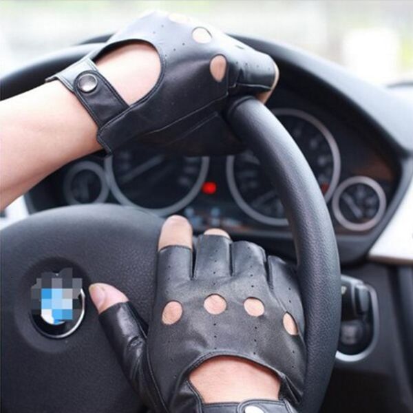black sheepskin active driving leather genuine driver semi-finger gloves for fathers day gift mens
black sheepskin active driving leather genuine driver semi-finger gloves for fathers day gift mens