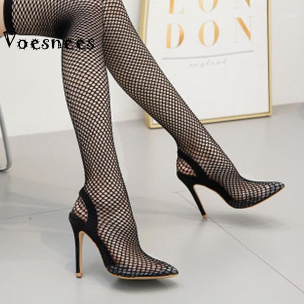voesnees boots women fashion mesh hollow sandals 2020 slim high-heeled elastic socks boots nightclub banquet catwalk shoes1, Black
voesnees boots women fashion mesh hollow sandals 2020 slim high-heeled elastic socks boots nightclub banquet catwalk shoes1, Black
