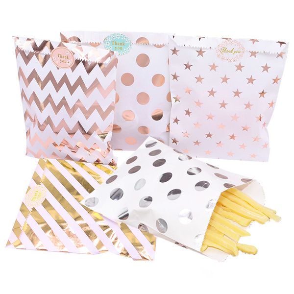 25pcs foil gold silver treat candy bag wedding party favor polka dot stripe printed paper craft gift bags packing q1218
25pcs foil gold silver treat candy bag wedding party favor polka dot stripe printed paper craft gift bags packing q1218