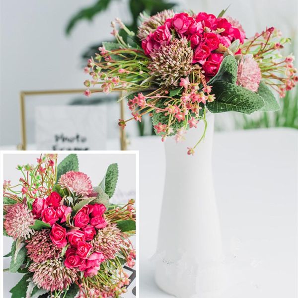 1pc artificial silk rose holding flowers wedding simulation flowers fake flower wedding home decoration floral
1pc artificial silk rose holding flowers wedding simulation flowers fake flower wedding home decoration floral
