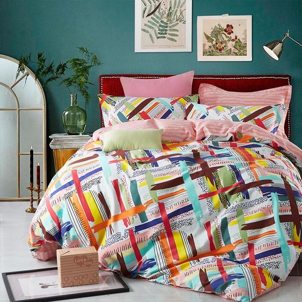 modern fashion colorful stripes squares doodles bedding set duvet cover sheet pillow case 100% cotton 3/4pcs/set 3 size s/l/xl
modern fashion colorful stripes squares doodles bedding set duvet cover sheet pillow case 100% cotton 3/4pcs/set 3 size s/l/xl