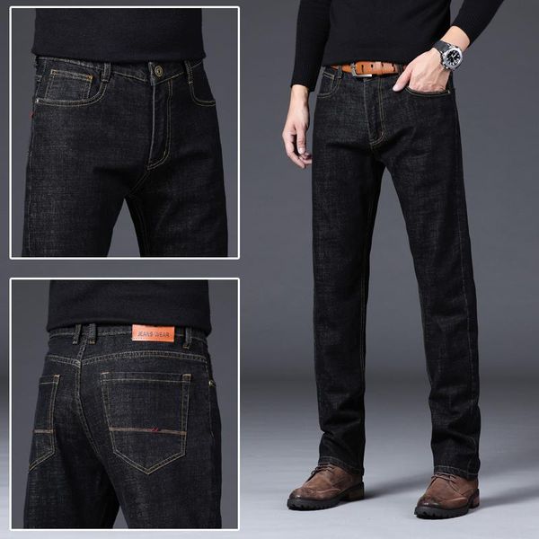 new men's brand slim elastic jeans fashion business classic style jeans denim pants trousers male plus size 28-40, Blue
new men's brand slim elastic jeans fashion business classic style jeans denim pants trousers male plus size 28-40, Blue