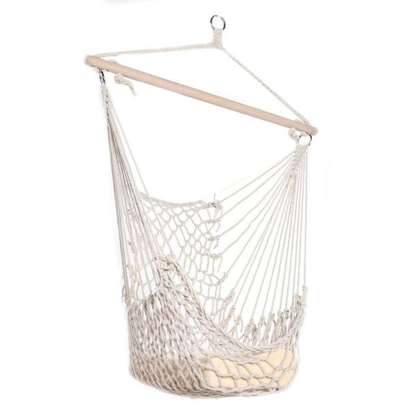 beige cotton rope hammock net swing hanging chairs for kids adults outdoor cradles home garden hammocks 1009
beige cotton rope hammock net swing hanging chairs for kids adults outdoor cradles home garden hammocks 1009