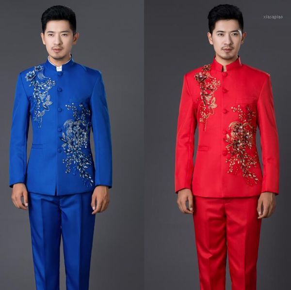 men's suits & blazers blazer men formal dress latest coat pant designs chinese tunic suit costume marriage wedding for men's red b, White;black
men's suits & blazers blazer men formal dress latest coat pant designs chinese tunic suit costume marriage wedding for men's red b, White;black