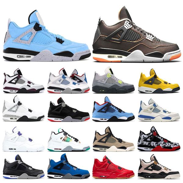 mens sneakers basketball running shoes 4s university blue starfish fire red purple metallic white cement womens sports trainers 7-13, White;red
mens sneakers basketball running shoes 4s university blue starfish fire red purple metallic white cement womens sports trainers 7-13, White;red