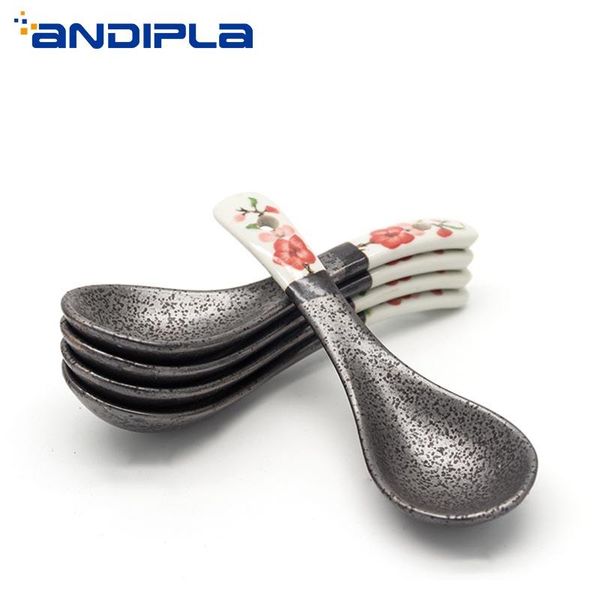 spoons 5pcs/lot vintage japanese style ceramic small soup home kitchen tableware accessories rice spoon creative dinnerware gift
spoons 5pcs/lot vintage japanese style ceramic small soup home kitchen tableware accessories rice spoon creative dinnerware gift