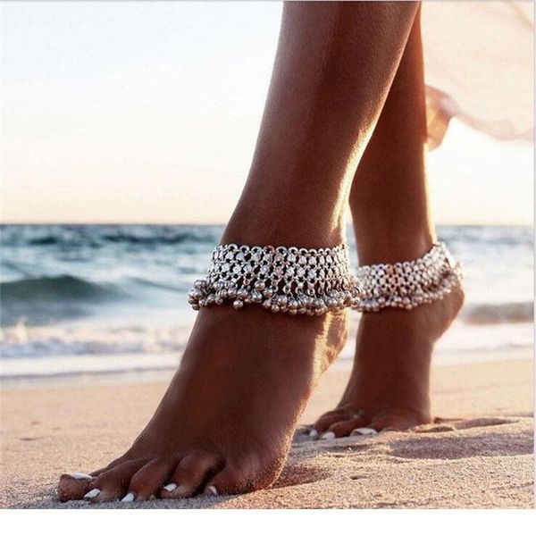 богемные винтажные колокольчики браслет лодыжки ноги ювелирные изделия лето пляж босиком сандалии подвески босиком женские ножки аксессуары, Silver
богемные винтажные колокольчики браслет лодыжки ноги ювелирные изделия лето пляж босиком сандалии подвески босиком женские ножки аксессуары, Silver