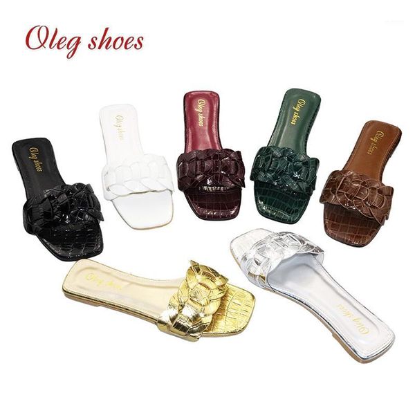 2020 new summer handmade weave women slippers runway brand square open toe falt bottom shoes ladies casual beach sandals shoes1, Black
2020 new summer handmade weave women slippers runway brand square open toe falt bottom shoes ladies casual beach sandals shoes1, Black