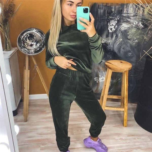 autumn tracksuit women two piece set pocket hooded sweatshirt + pants sport jogging suit women's sets casual clothes outfits, Gray
autumn tracksuit women two piece set pocket hooded sweatshirt + pants sport jogging suit women's sets casual clothes outfits, Gray