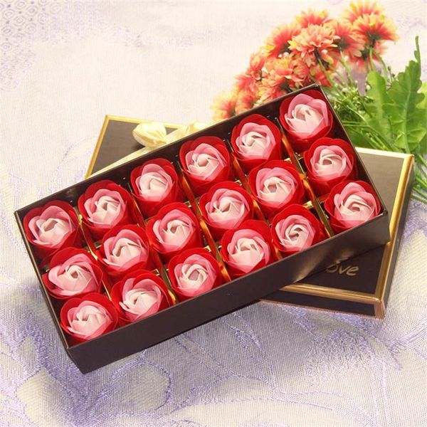 18pcs scented romantic rose flower petal soap wedding party decoration valentine's day gift (with a gift box) 182 k2
18pcs scented romantic rose flower petal soap wedding party decoration valentine's day gift (with a gift box) 182 k2