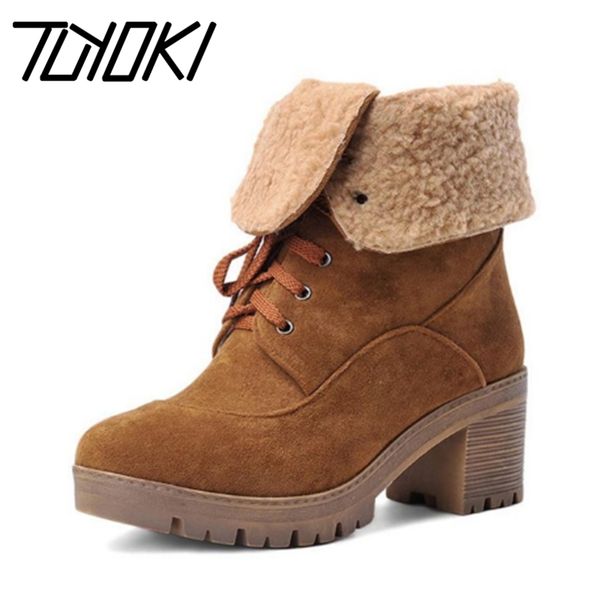 boots tuyoki size 34-43 woman high heels thick fur lace up platform mid calf warm fashion winter shoes short botas, Black
boots tuyoki size 34-43 woman high heels thick fur lace up platform mid calf warm fashion winter shoes short botas, Black