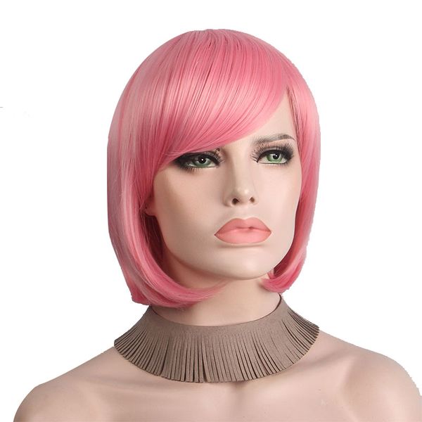anxin 12 inch curly ladies synthetic black women short hair ober natural casual cosplay party pink wigs
anxin 12 inch curly ladies synthetic black women short hair ober natural casual cosplay party pink wigs