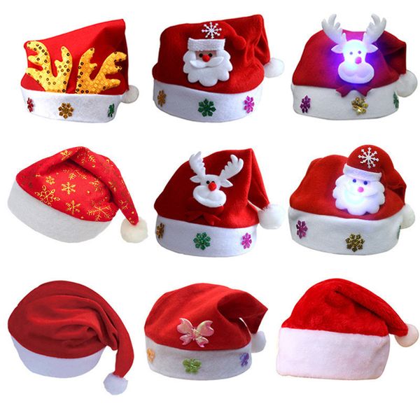 led luminous hat kids santa claus red christmas cosplay party hats dwb1014
led luminous hat kids santa claus red christmas cosplay party hats dwb1014