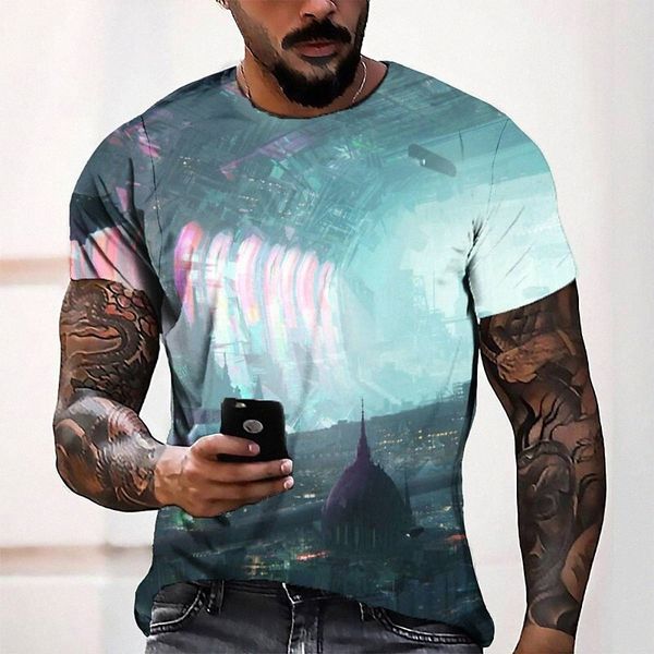 men's tee t shirt 3d print graphic round neck casual daily 3d print short sleeve fashion designer cool comfortable blue 60r3#, White;black
men's tee t shirt 3d print graphic round neck casual daily 3d print short sleeve fashion designer cool comfortable blue 60r3#, White;black