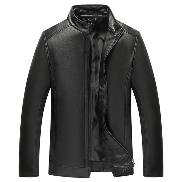 men's leather & faux genuine jacket men real sheepskin coats spring autumn motocycle plus size bomber homme l-c-2 mf607, Black
men's leather & faux genuine jacket men real sheepskin coats spring autumn motocycle plus size bomber homme l-c-2 mf607, Black