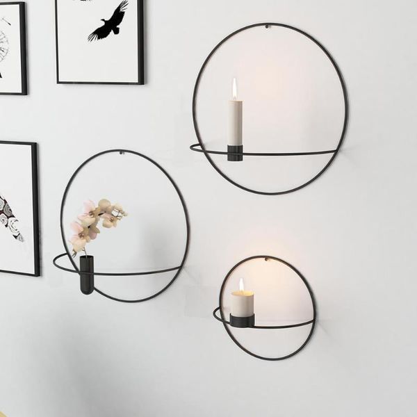 candle holders circle holder wall mounted 3d metal candlestick geometric light home decor wedding decoration
candle holders circle holder wall mounted 3d metal candlestick geometric light home decor wedding decoration