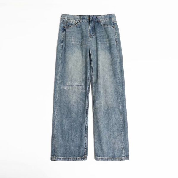 spring and summer 2021 fashion casual teenagers loose straight jeans men's new retro korean trend youth wild ankle length pants, Blue
spring and summer 2021 fashion casual teenagers loose straight jeans men's new retro korean trend youth wild ankle length pants, Blue