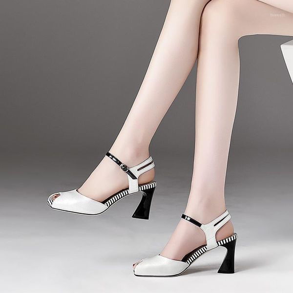 dress shoes dilalula genuine leather sandals women 2021 high heels party wedding office striped summer women's1, Black
dress shoes dilalula genuine leather sandals women 2021 high heels party wedding office striped summer women's1, Black