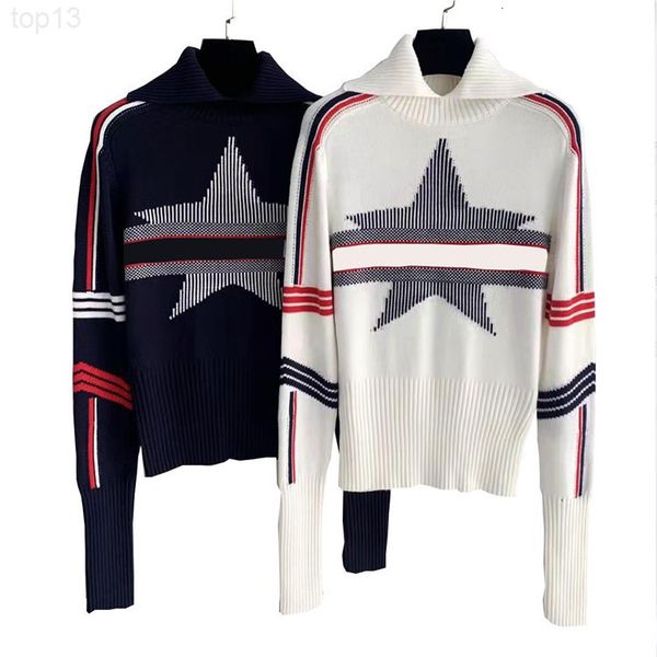 clothes womens luxury designer sweaters casual knit contrast color long-sleevedwinter fashion design high endletter jacquard temperament, White;black
clothes womens luxury designer sweaters casual knit contrast color long-sleevedwinter fashion design high endletter jacquard temperament, White;black