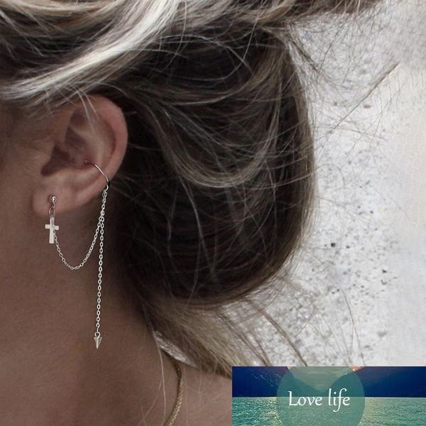 trendy punk long tassel stud earrings for women korean fashion long earrings charm tassels chain cross pendientes jewelry gift, Golden;silver
trendy punk long tassel stud earrings for women korean fashion long earrings charm tassels chain cross pendientes jewelry gift, Golden;silver