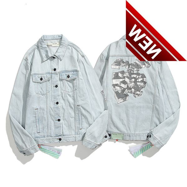 tide brand off new hand-painted building block arrstyle men's and women's jeans couple's top, Black
tide brand off new hand-painted building block arrstyle men's and women's jeans couple's top, Black