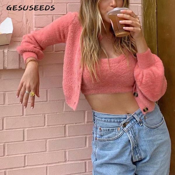 women's knits & tees autumn mohair sweater korean crop knitted cropped cardigan open knit button pink vintage women, White
women's knits & tees autumn mohair sweater korean crop knitted cropped cardigan open knit button pink vintage women, White