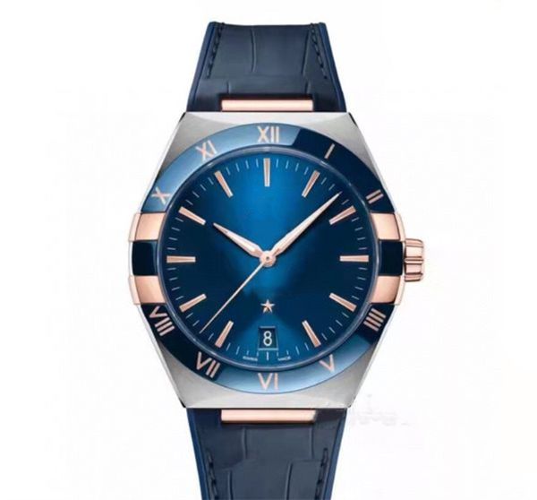 men's watch 904 precision steel belt shell ceramic ring mouth sapphire mirror imported automatic chain movement with a diameter of 39mm, Slivery;brown 
men's watch 904 precision steel belt shell ceramic ring mouth sapphire mirror imported automatic chain movement with a diameter of 39mm, Slivery;brown