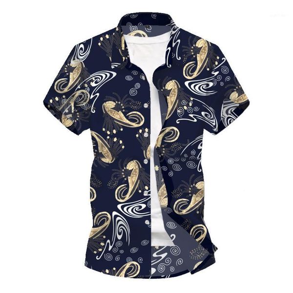 2020 new arrival men fashion brand summer leaves flower print loose short sleeve casual shirt male hawaiian style beach shirt1, White;black
2020 new arrival men fashion brand summer leaves flower print loose short sleeve casual shirt male hawaiian style beach shirt1, White;black