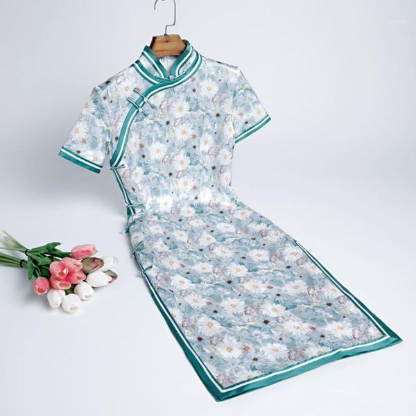 oversize 4xl green chrysanthemum qipao dresses traditional chinese lady mid-length silk brocade novelty cheongsam1, Red
oversize 4xl green chrysanthemum qipao dresses traditional chinese lady mid-length silk brocade novelty cheongsam1, Red