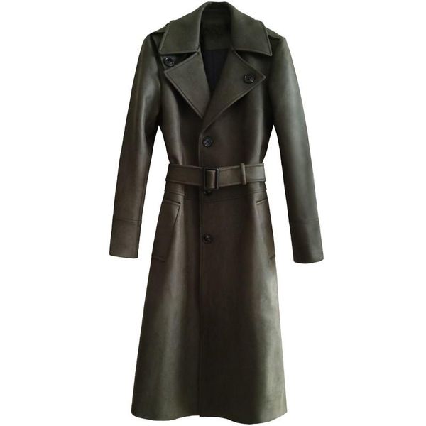 men's wool & blends minglu suede fabric male trench luxury spring autumn overlength casual mens jackets and coats fashion british man 6, Black 
men's wool & blends minglu suede fabric male trench luxury spring autumn overlength casual mens jackets and coats fashion british man 6, Black