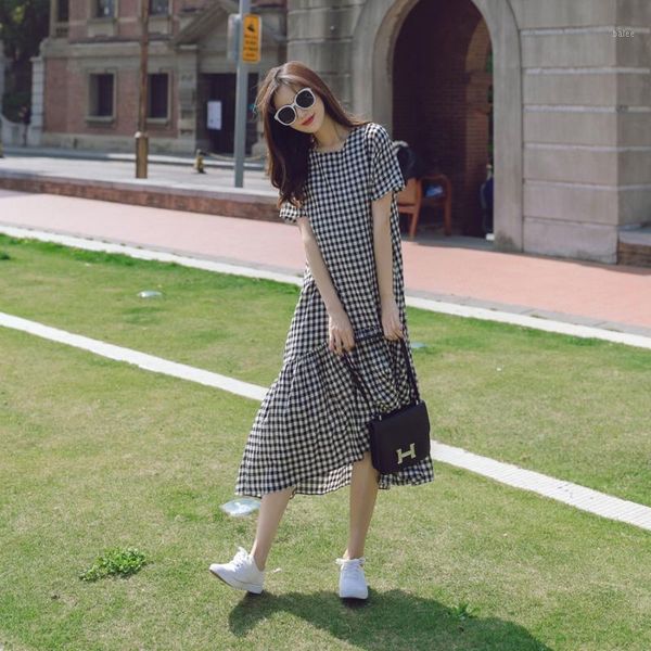 ins super fire harajuku plaid dress 2020 summer new style washed cotton short sleeve elegant a- line skirt medium-length dress c1, White;black
ins super fire harajuku plaid dress 2020 summer new style washed cotton short sleeve elegant a- line skirt medium-length dress c1, White;black