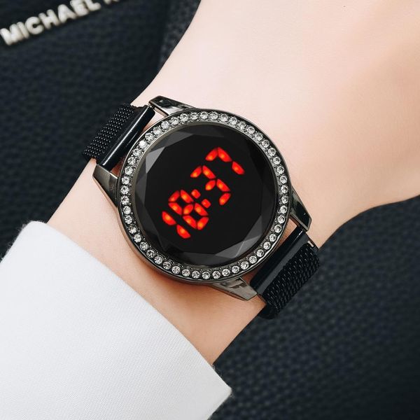 luxury digital magnetic watches for women rose gold diamond led ladies quartz watch female clock relogio feminino dropshipping, Silver
luxury digital magnetic watches for women rose gold diamond led ladies quartz watch female clock relogio feminino dropshipping, Silver